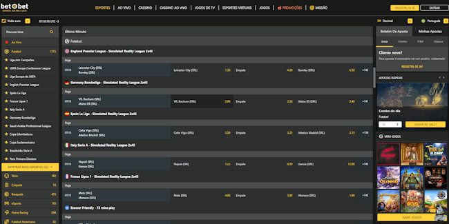 Bets odds